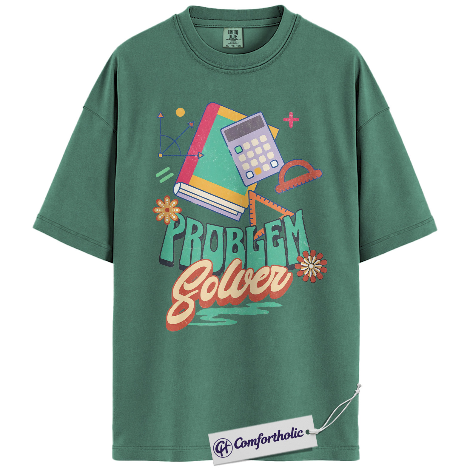 Problem Solver Shirt, Funny Math Teacher T-Shirt, STEM Classroom Graphic Tee, Educational Gift for Teachers, Comfort Colors Shirt - Image 10