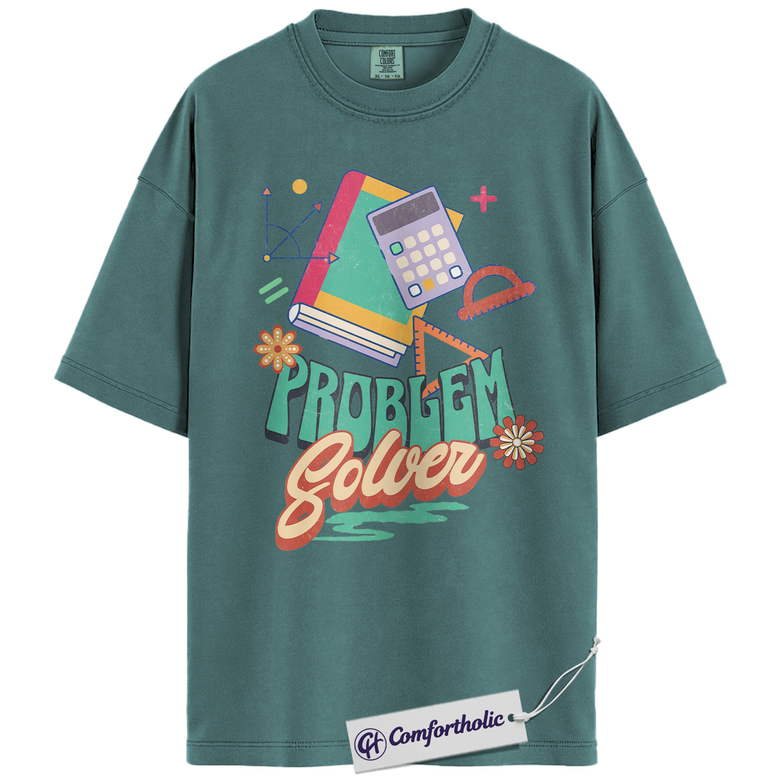 Problem Solver Shirt, Funny Math Teacher T-Shirt, STEM Classroom Graphic Tee, Educational Gift for Teachers, Comfort Colors Shirt - Image 11