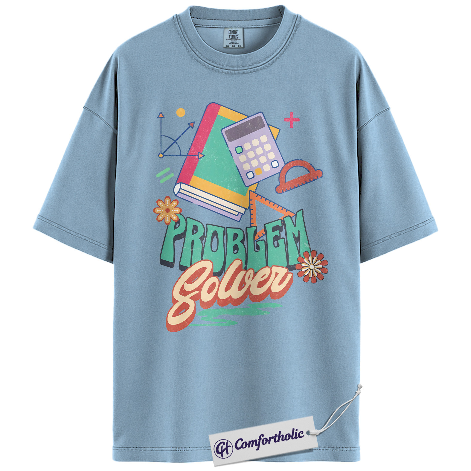 Problem Solver Shirt, Funny Math Teacher T-Shirt, STEM Classroom Graphic Tee, Educational Gift for Teachers, Comfort Colors Shirt - Image 14