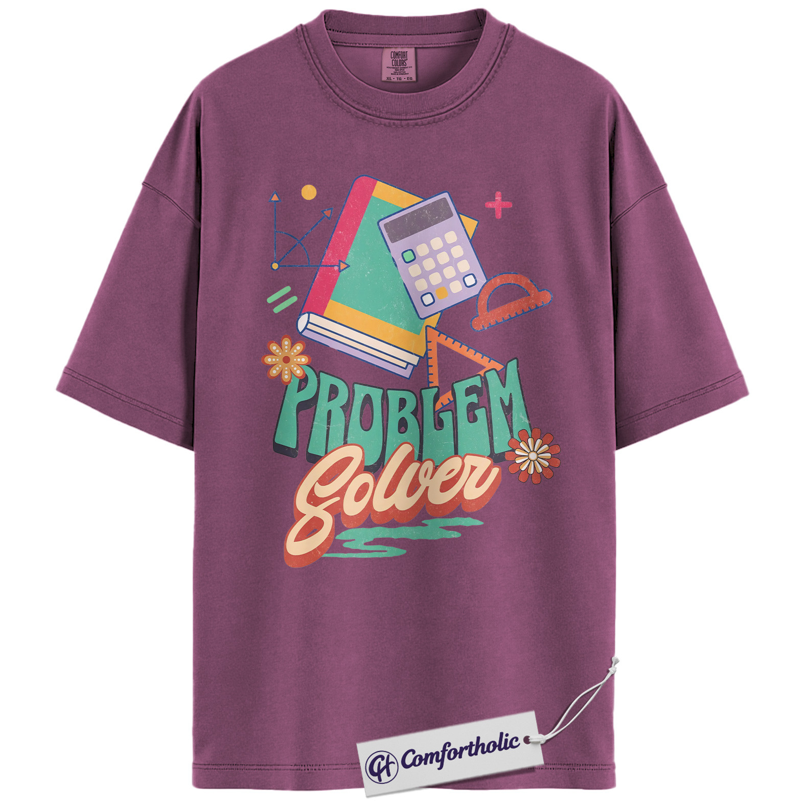 Problem Solver Shirt, Funny Math Teacher T-Shirt, STEM Classroom Graphic Tee, Educational Gift for Teachers, Comfort Colors Shirt - Image 15
