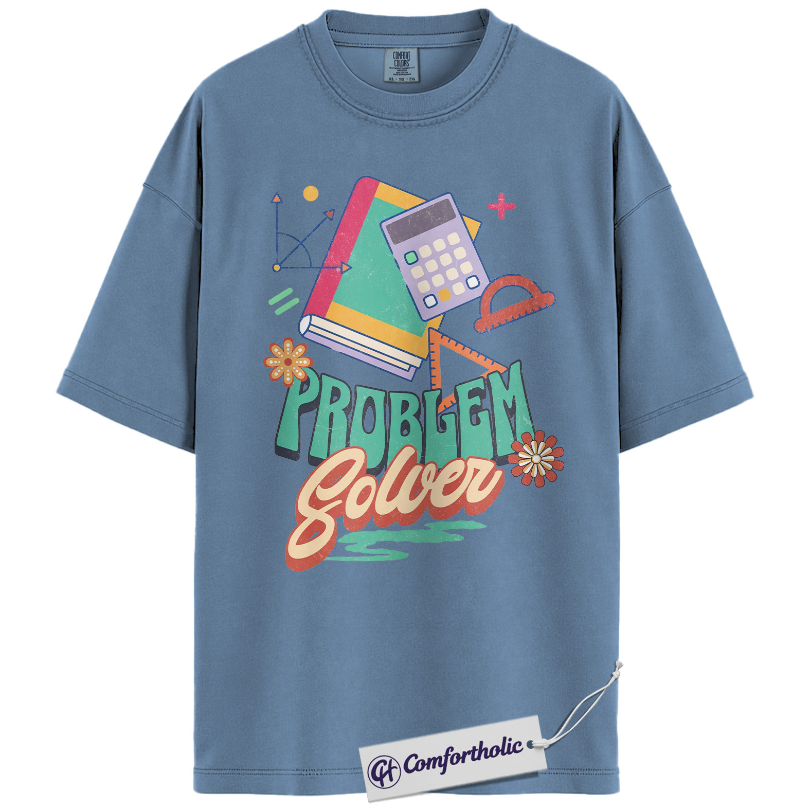 Problem Solver Shirt, Funny Math Teacher T-Shirt, STEM Classroom Graphic Tee, Educational Gift for Teachers, Comfort Colors Shirt - Image 17