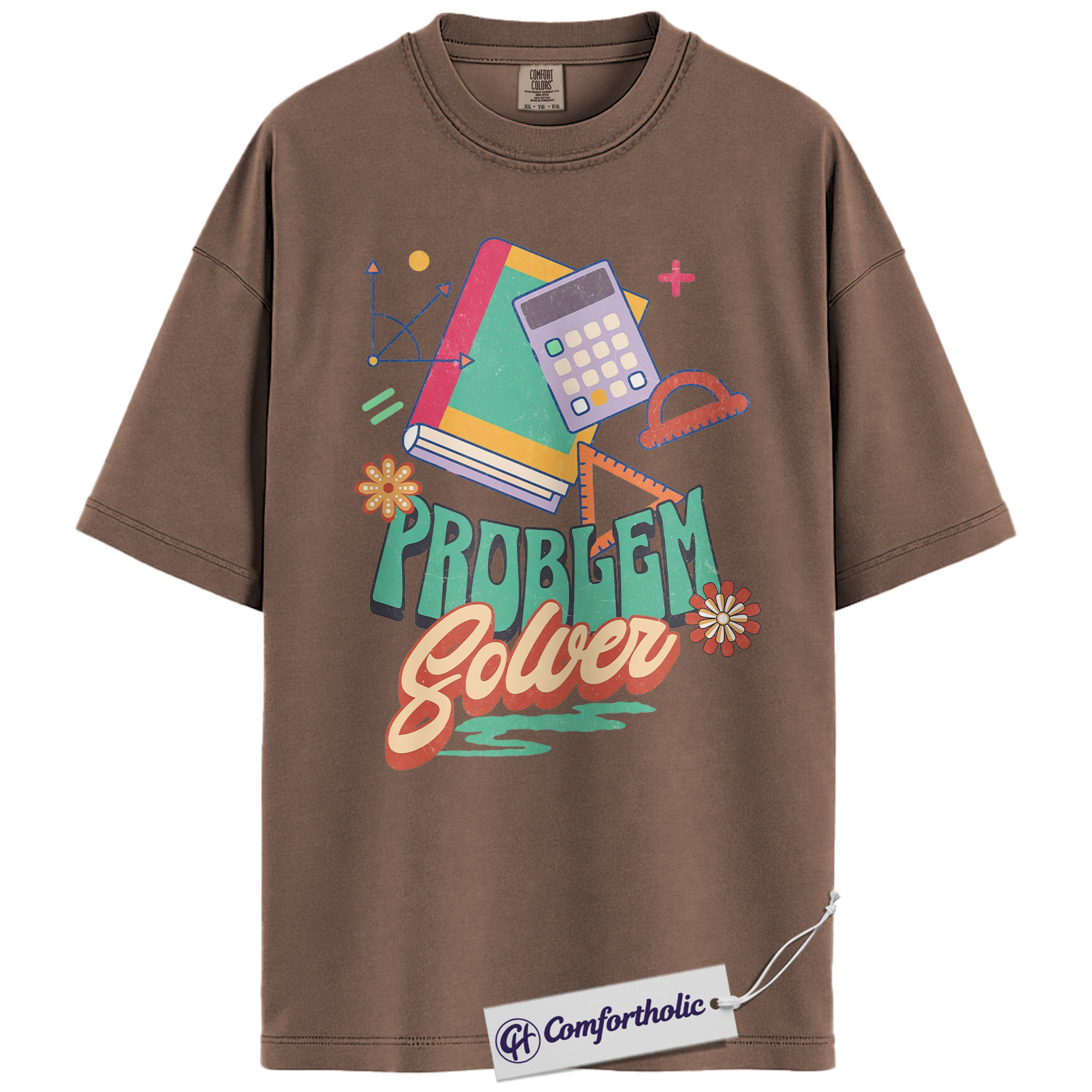 Problem Solver Shirt, Funny Math Teacher T-Shirt, STEM Classroom Graphic Tee, Educational Gift for Teachers, Comfort Colors Shirt - Image 19