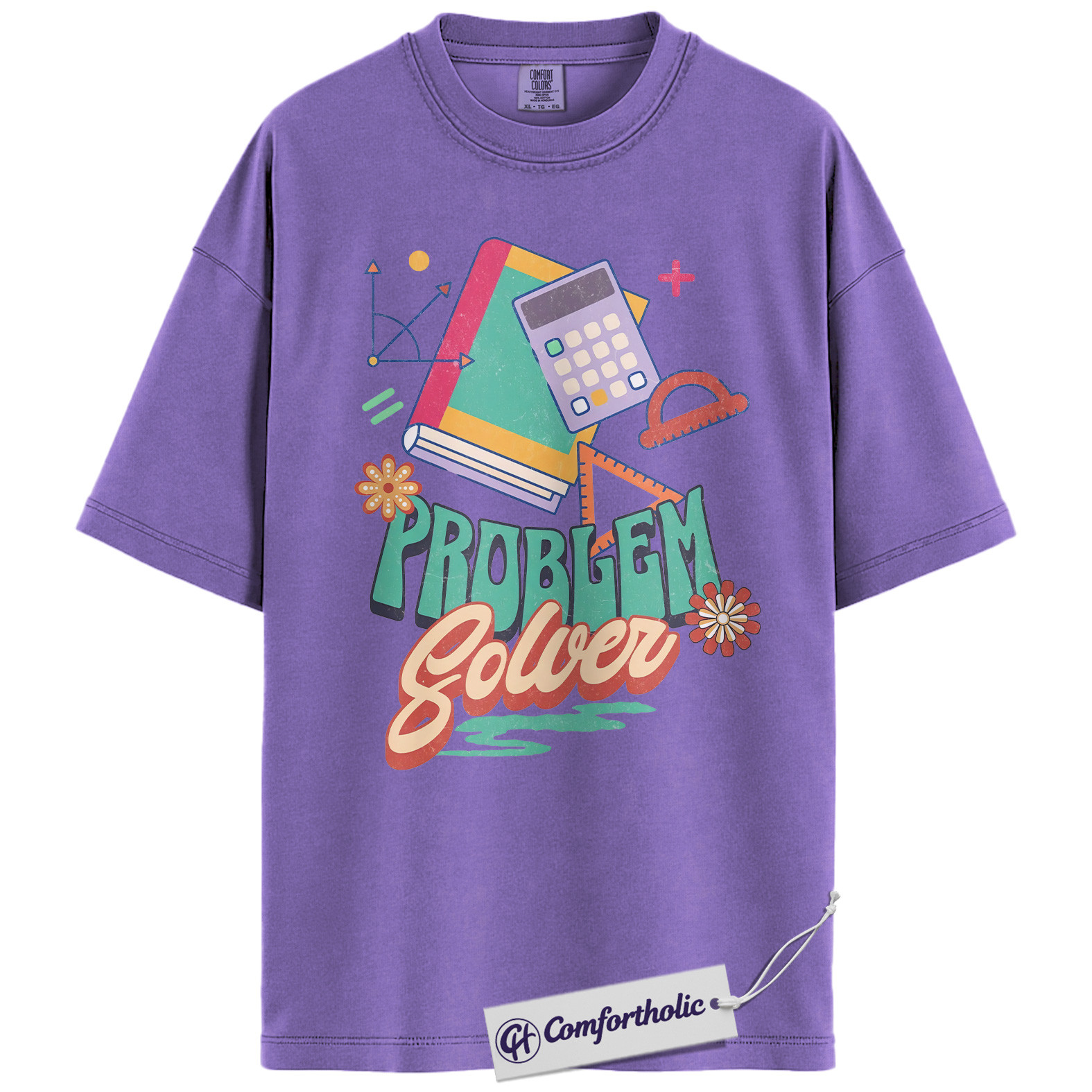 Problem Solver Shirt, Funny Math Teacher T-Shirt, STEM Classroom Graphic Tee, Educational Gift for Teachers, Comfort Colors Shirt - Image 20
