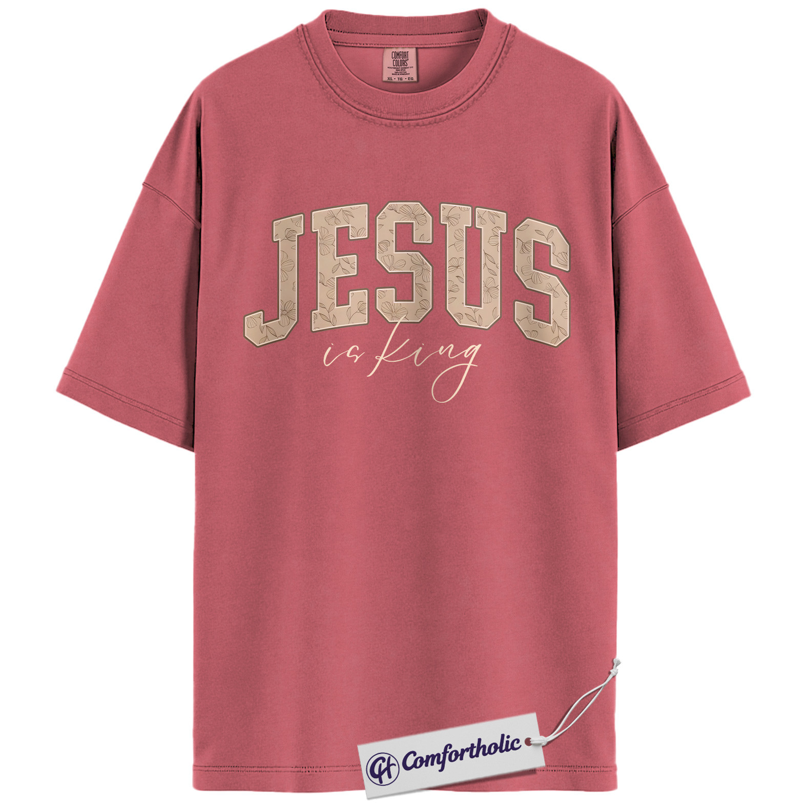 Jesus Is King Shirt, Christian Faith T-Shirt, Bible Verse Graphic Tee for Believers, Religious Inspirational Gift, Comfort Colors Shirt - Image 10
