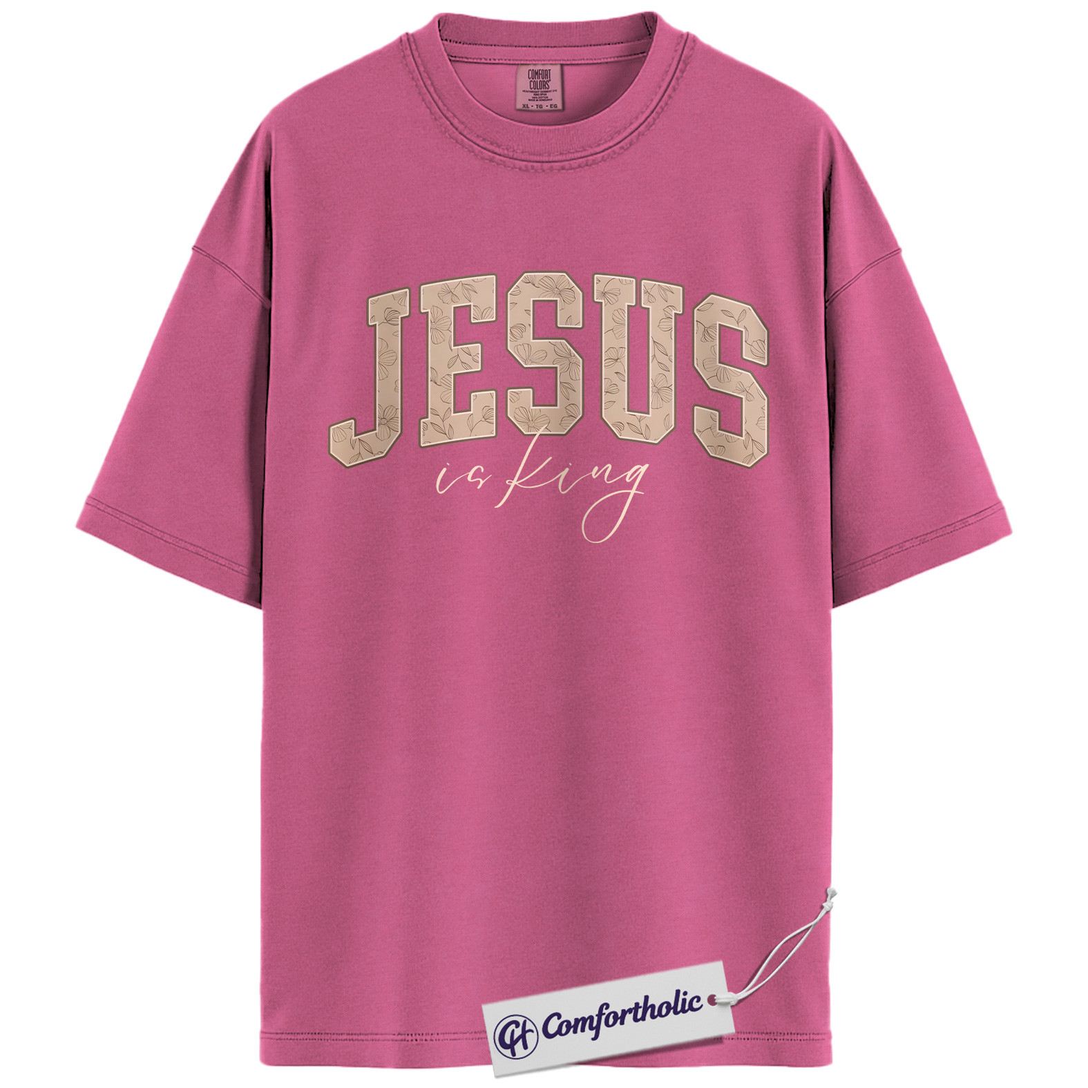 Jesus Is King Shirt, Christian Faith T-Shirt, Bible Verse Graphic Tee for Believers, Religious Inspirational Gift, Comfort Colors Shirt - Image 17
