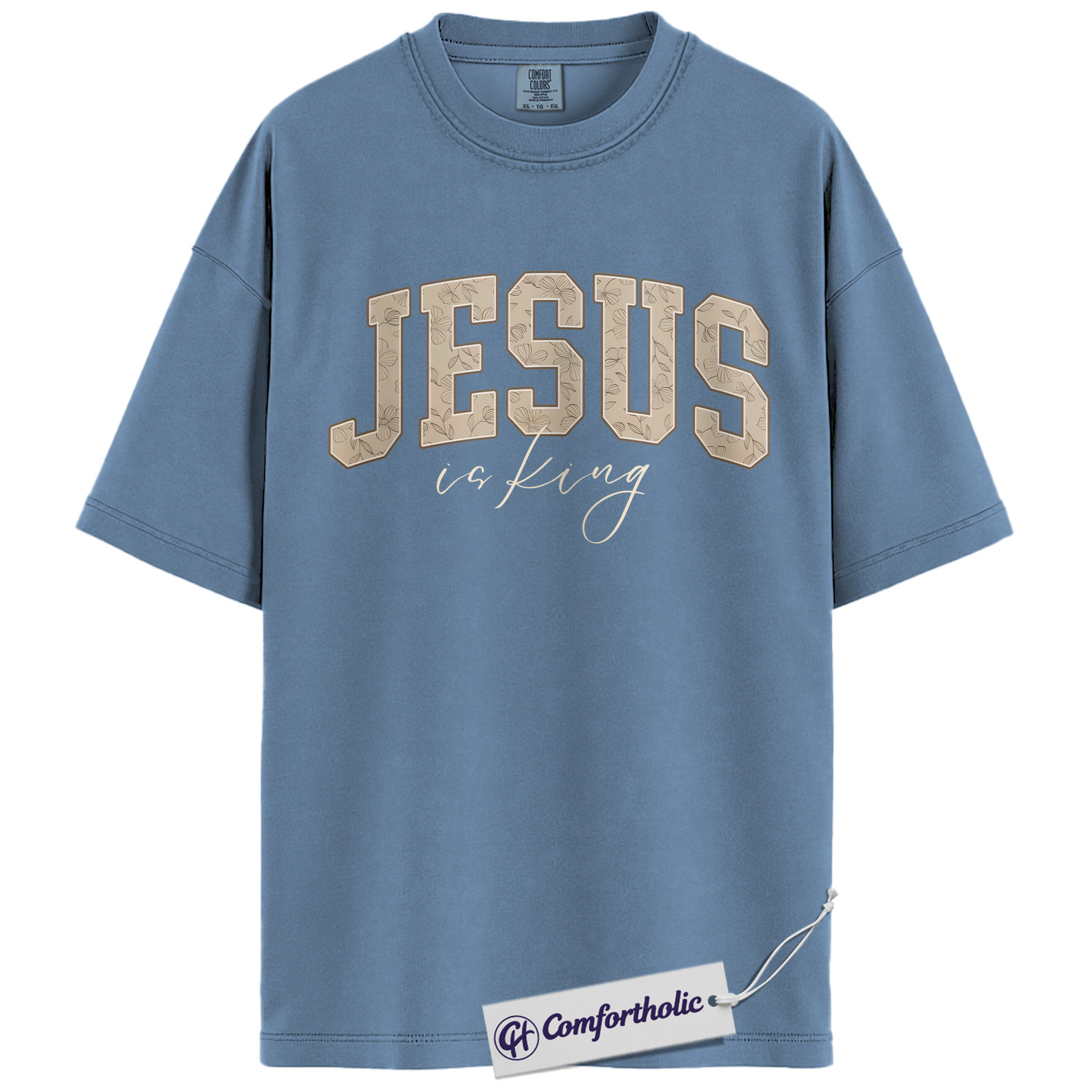 Jesus Is King Shirt, Christian Faith T-Shirt, Bible Verse Graphic Tee for Believers, Religious Inspirational Gift, Comfort Colors Shirt - Image 18