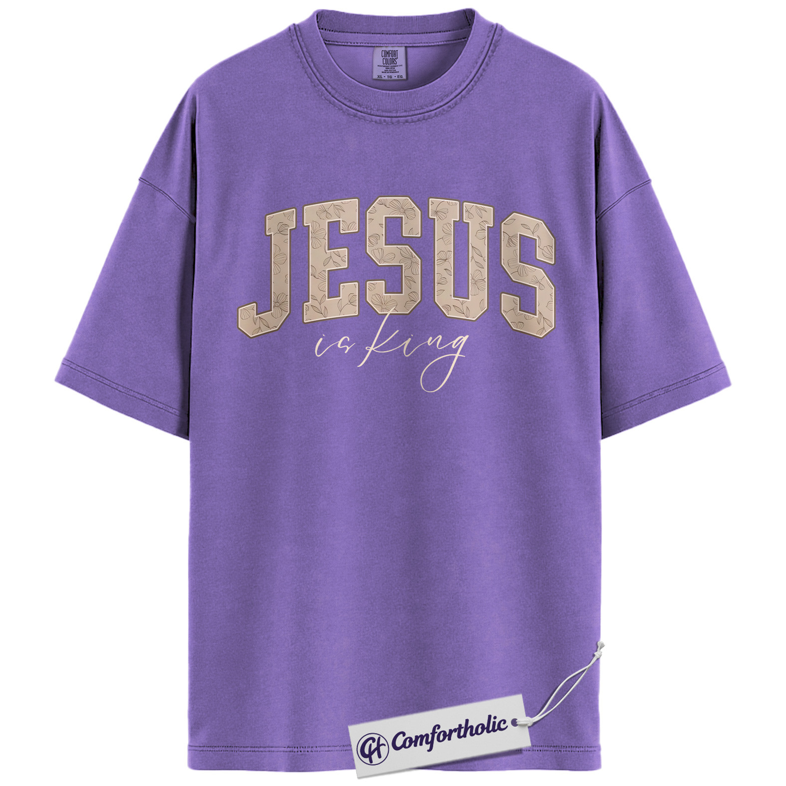 Jesus Is King Shirt, Christian Faith T-Shirt, Bible Verse Graphic Tee for Believers, Religious Inspirational Gift, Comfort Colors Shirt - Image 20