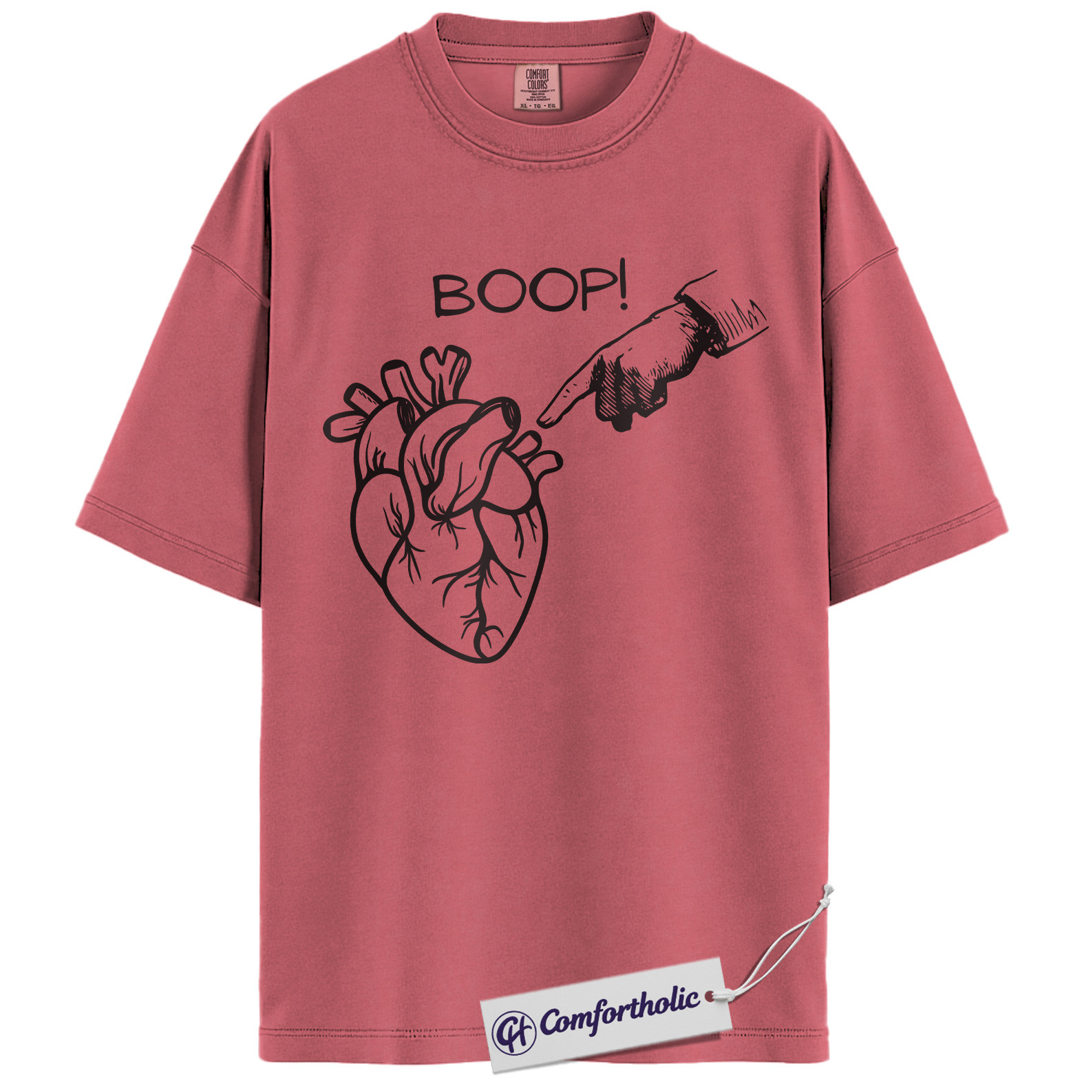 Boop Heart Shirt, Funny Cardiology T-Shirt, Medical Student Graphic Tee, Cute Cardiologist Gift for Doctors & Nurses, Comfort Colors Shirt - Image 11