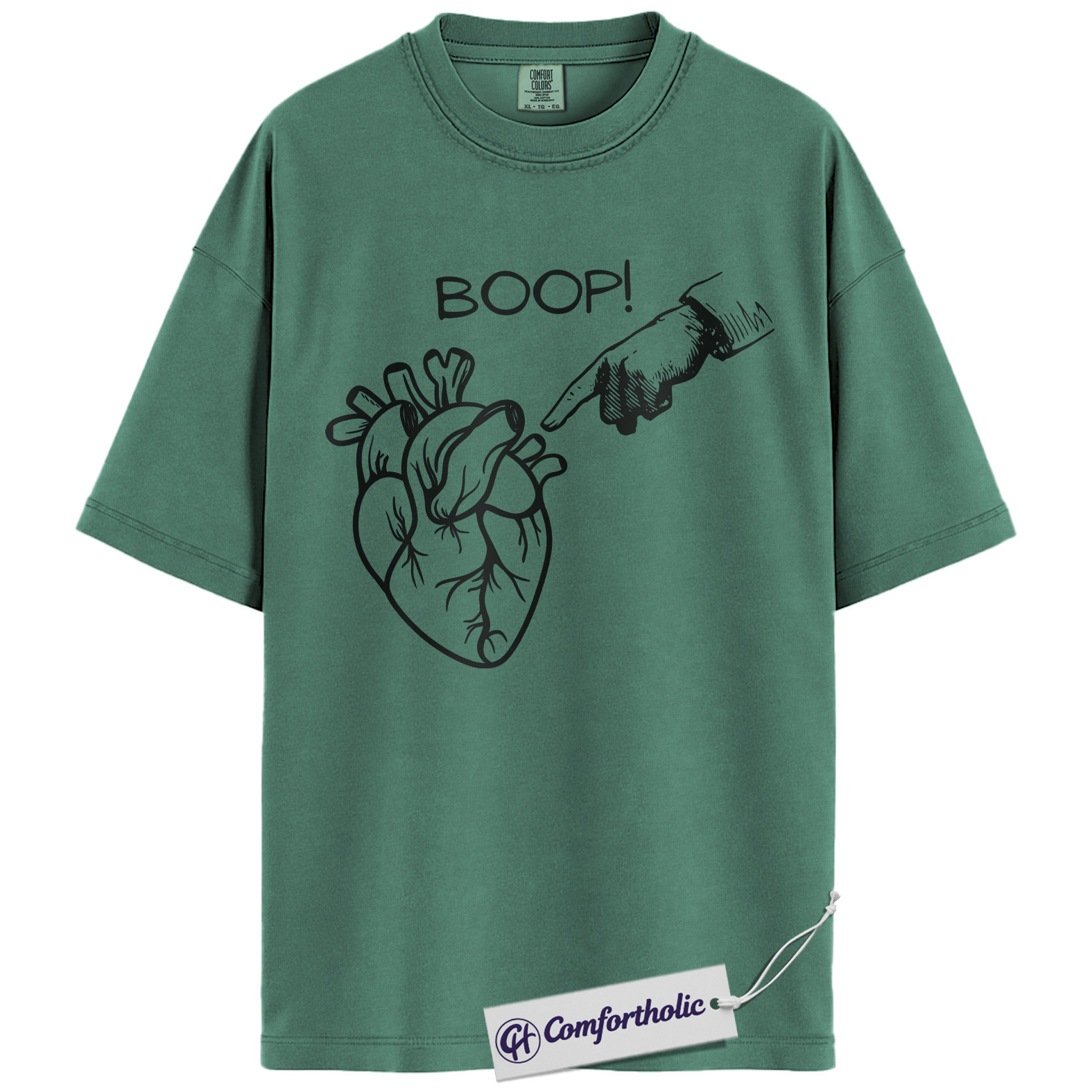 Boop Heart Shirt, Funny Cardiology T-Shirt, Medical Student Graphic Tee, Cute Cardiologist Gift for Doctors & Nurses, Comfort Colors Shirt - Image 12