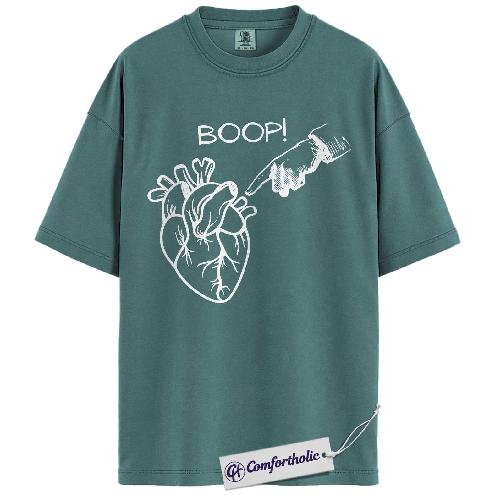 Boop Heart Shirt, Funny Cardiology T-Shirt, Medical Student Graphic Tee, Cute Cardiologist Gift for Doctors & Nurses, Comfort Colors Shirt - Image 13