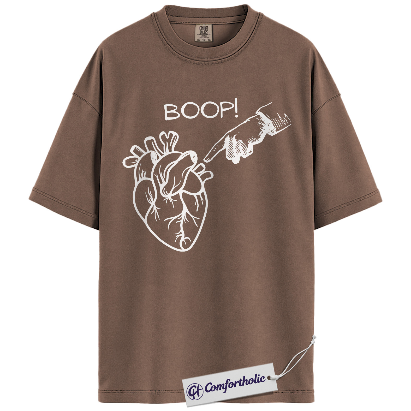 Boop Heart Shirt, Funny Cardiology T-Shirt, Medical Student Graphic Tee, Cute Cardiologist Gift for Doctors & Nurses, Comfort Colors Shirt - Image 19