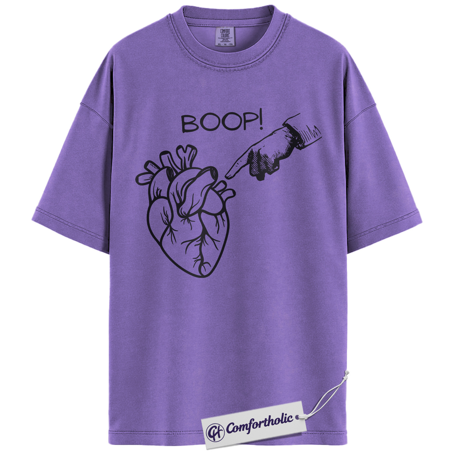 Boop Heart Shirt, Funny Cardiology T-Shirt, Medical Student Graphic Tee, Cute Cardiologist Gift for Doctors & Nurses, Comfort Colors Shirt - Image 20