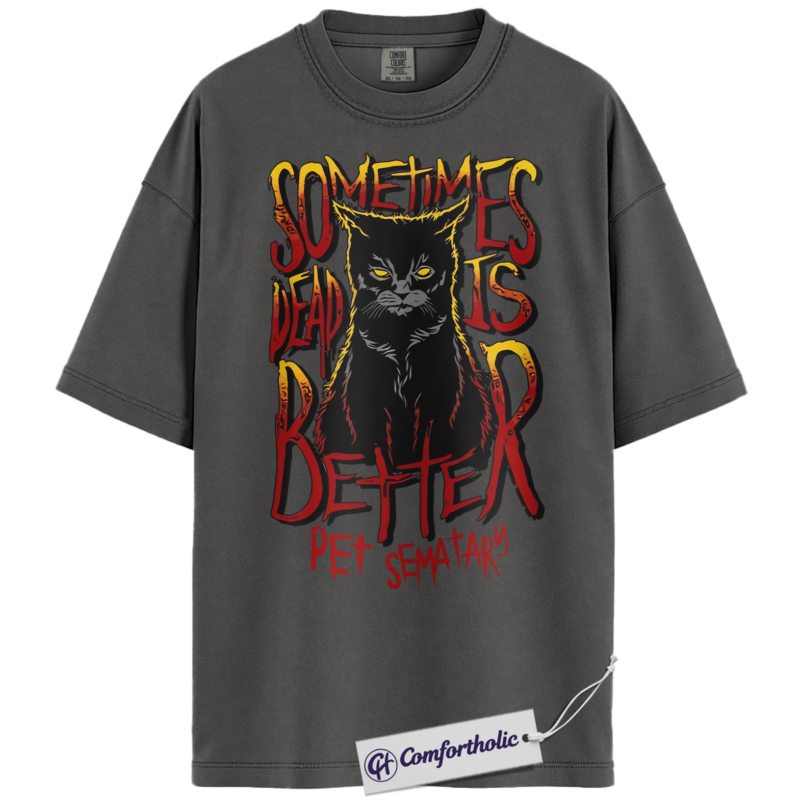 Pet Sematary Shirt, Horror Movie Graphic Tee, Halloween T-Shirt, Comfort Colors Shirt - Image 3