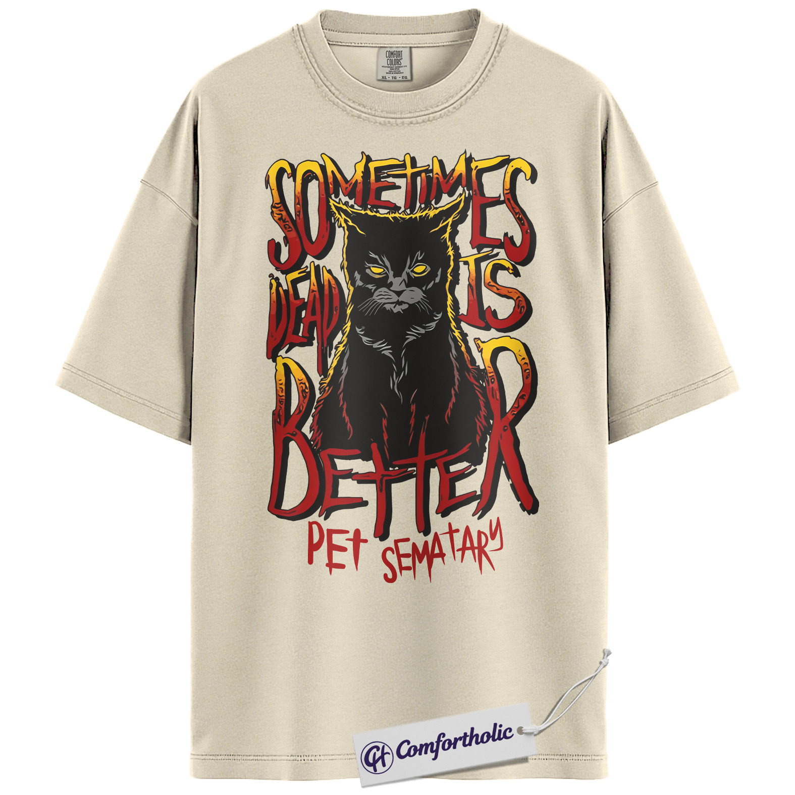 Pet Sematary Shirt, Horror Movie Graphic Tee, Halloween T-Shirt, Comfort Colors Shirt - Image 4