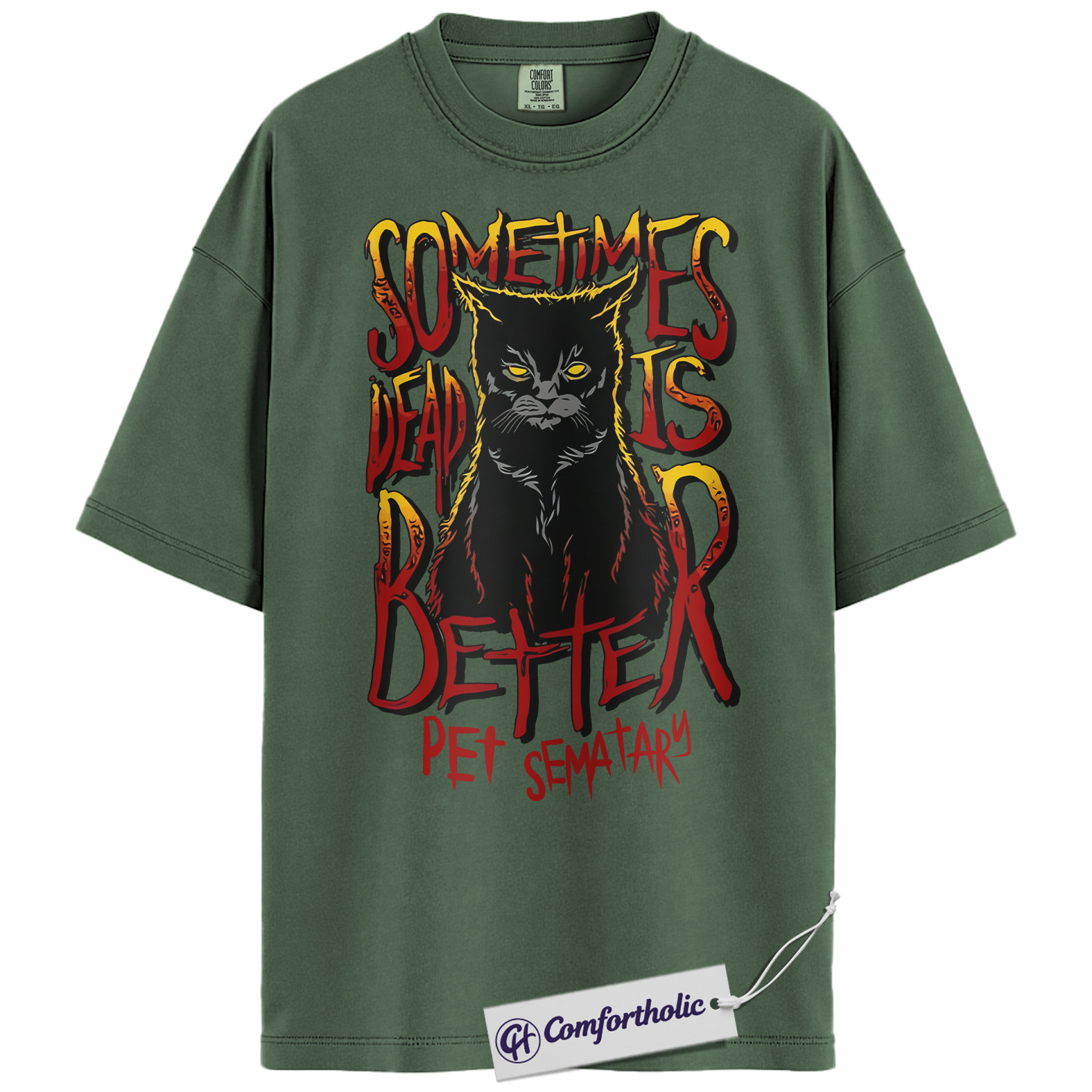 Pet Sematary Shirt, Horror Movie Graphic Tee, Halloween T-Shirt, Comfort Colors Shirt - Image 5