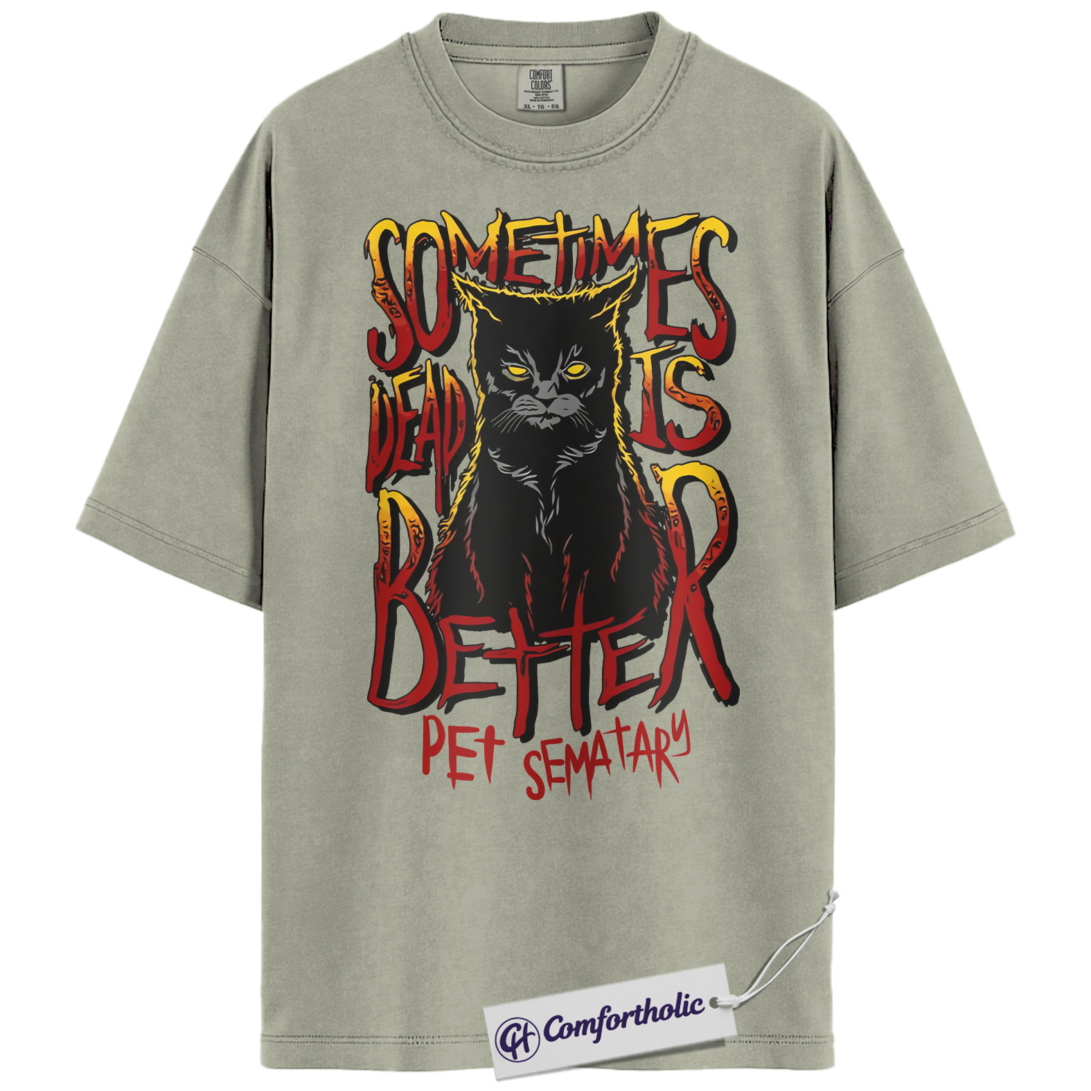 Pet Sematary Shirt, Horror Movie Graphic Tee, Halloween T-Shirt, Comfort Colors Shirt - Image 6