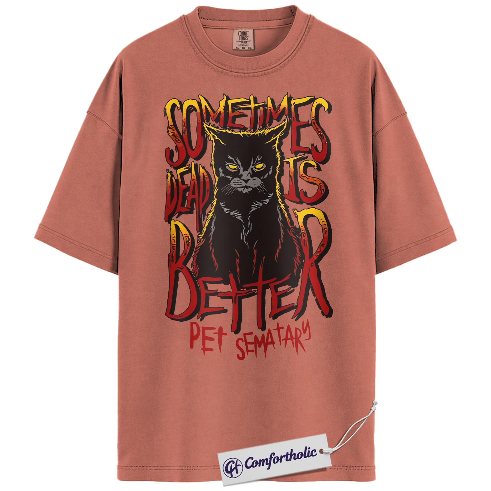 Pet Sematary Shirt, Horror Movie Graphic Tee, Halloween T-Shirt, Comfort Colors Shirt - Image 7
