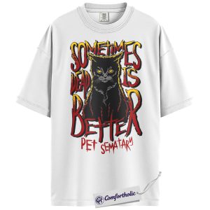 Alternative view of Pet Sematary Shirt, Horror Movie Graphic Tee, Halloween T-Shirt, Comfort Colors Shirt