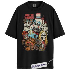 House of 1000 Corpses Shirt, Horror Movie Graphic Tee, Halloween T-Shirt, Comfort Colors Shirt