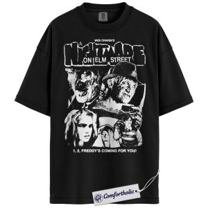 Freddy Krueger Shirt, A Nightmare on Elm Street Shirt, Horror Movie Graphic Tee, Halloween T-Shirt, Comfort Colors Shirt