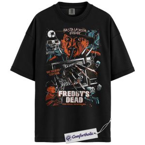 Freddy Krueger Shirt, A Nightmare on Elm Street Shirt, Horror Movie Graphic Tee, Halloween T-Shirt, Comfort Colors Shirt