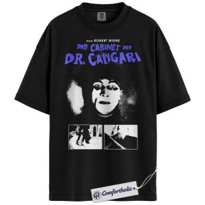 The Cabinet of Dr. Caligari Shirt, Horror Movie Graphic Tee, Halloween T-Shirt, Comfort Colors Shirt
