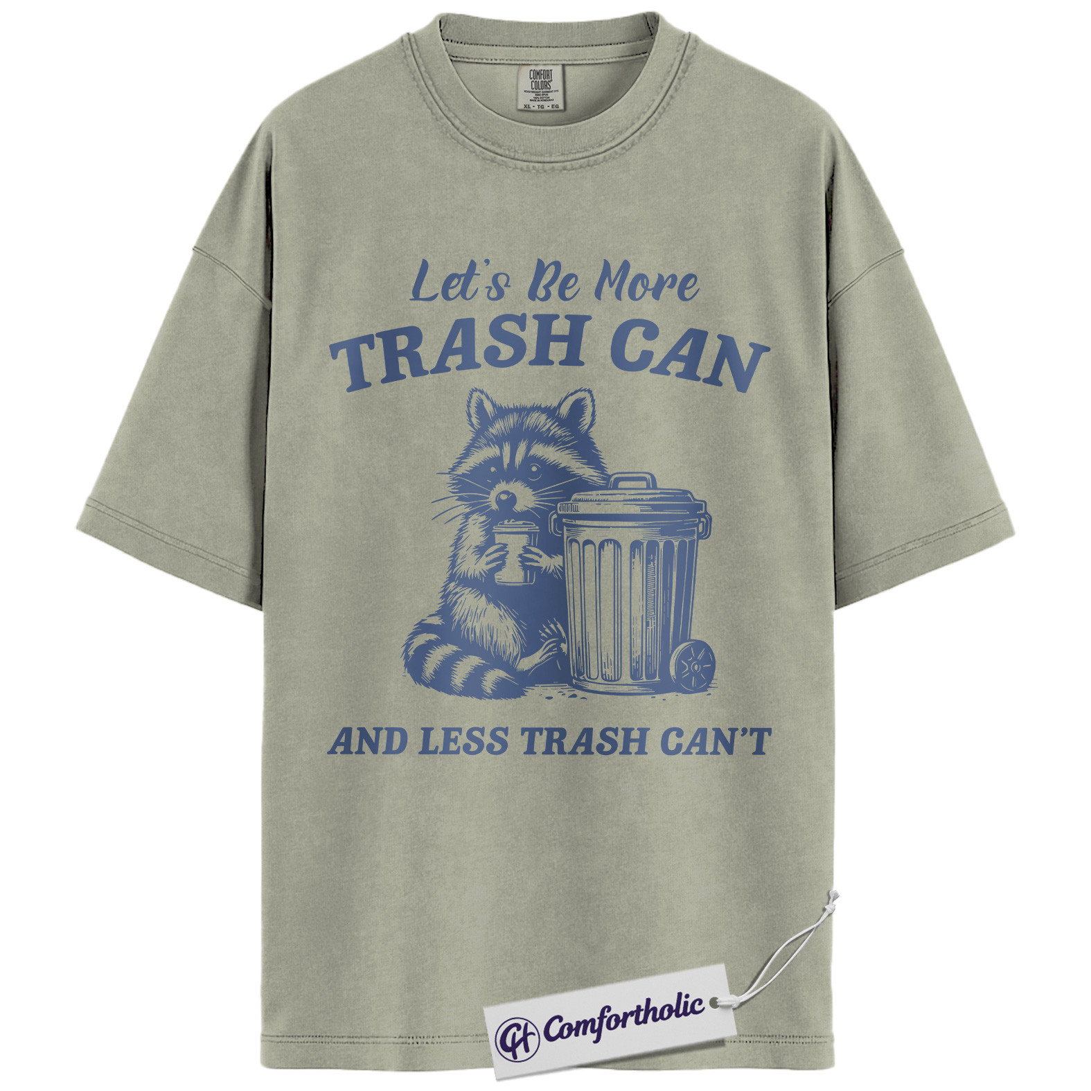 Funny Raccoon Shirt, Trash Panda T-Shirt, Cute Animal Pun Graphic Tee, Wildlife Humor Gift, Comfort Colors Shirt - Image 6