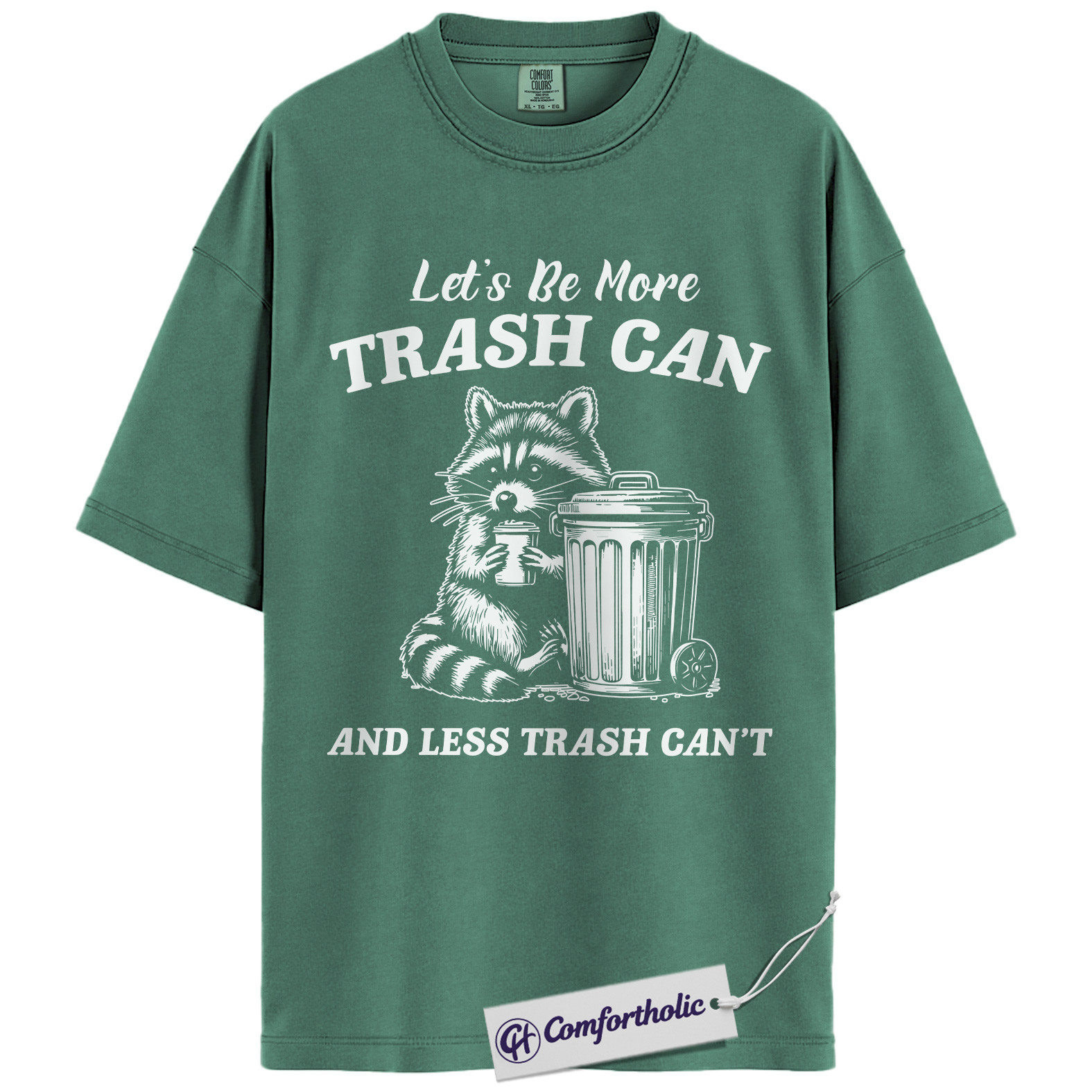 Funny Raccoon Shirt, Trash Panda T-Shirt, Cute Animal Pun Graphic Tee, Wildlife Humor Gift, Comfort Colors Shirt - Image 10