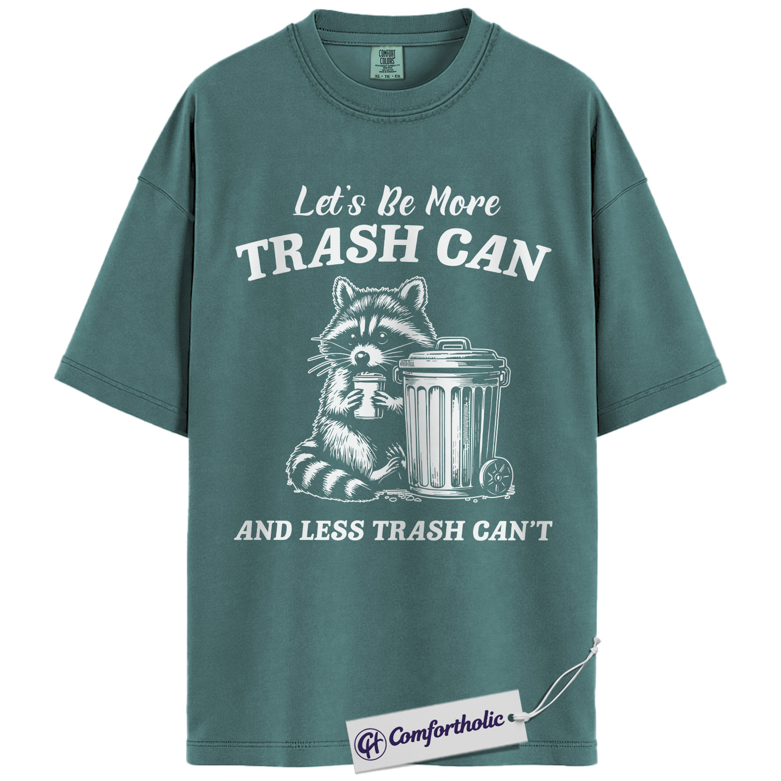 Funny Raccoon Shirt, Trash Panda T-Shirt, Cute Animal Pun Graphic Tee, Wildlife Humor Gift, Comfort Colors Shirt - Image 11