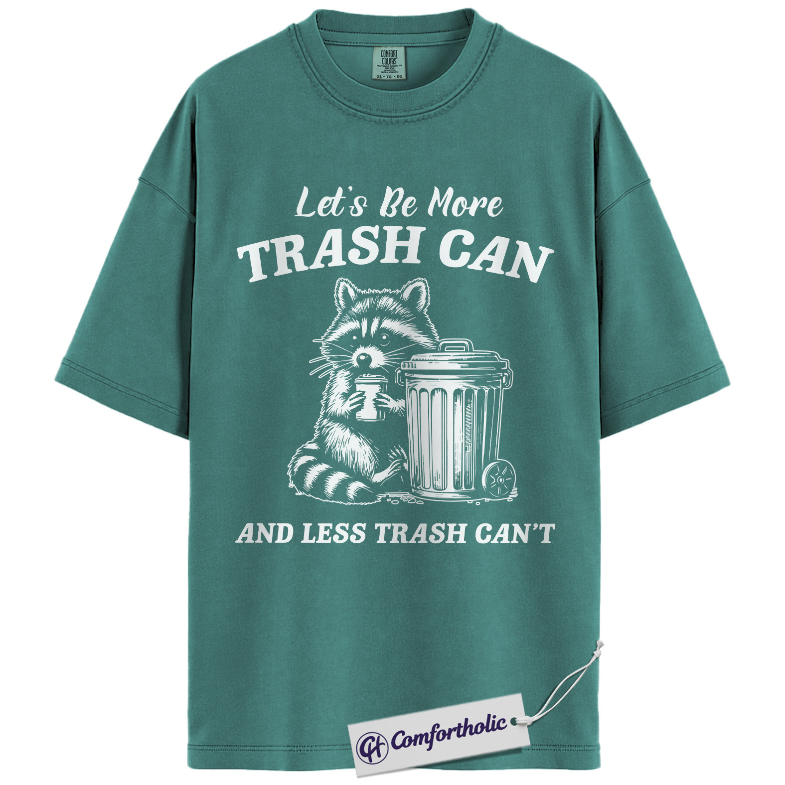 Funny Raccoon Shirt, Trash Panda T-Shirt, Cute Animal Pun Graphic Tee, Wildlife Humor Gift, Comfort Colors Shirt - Image 13