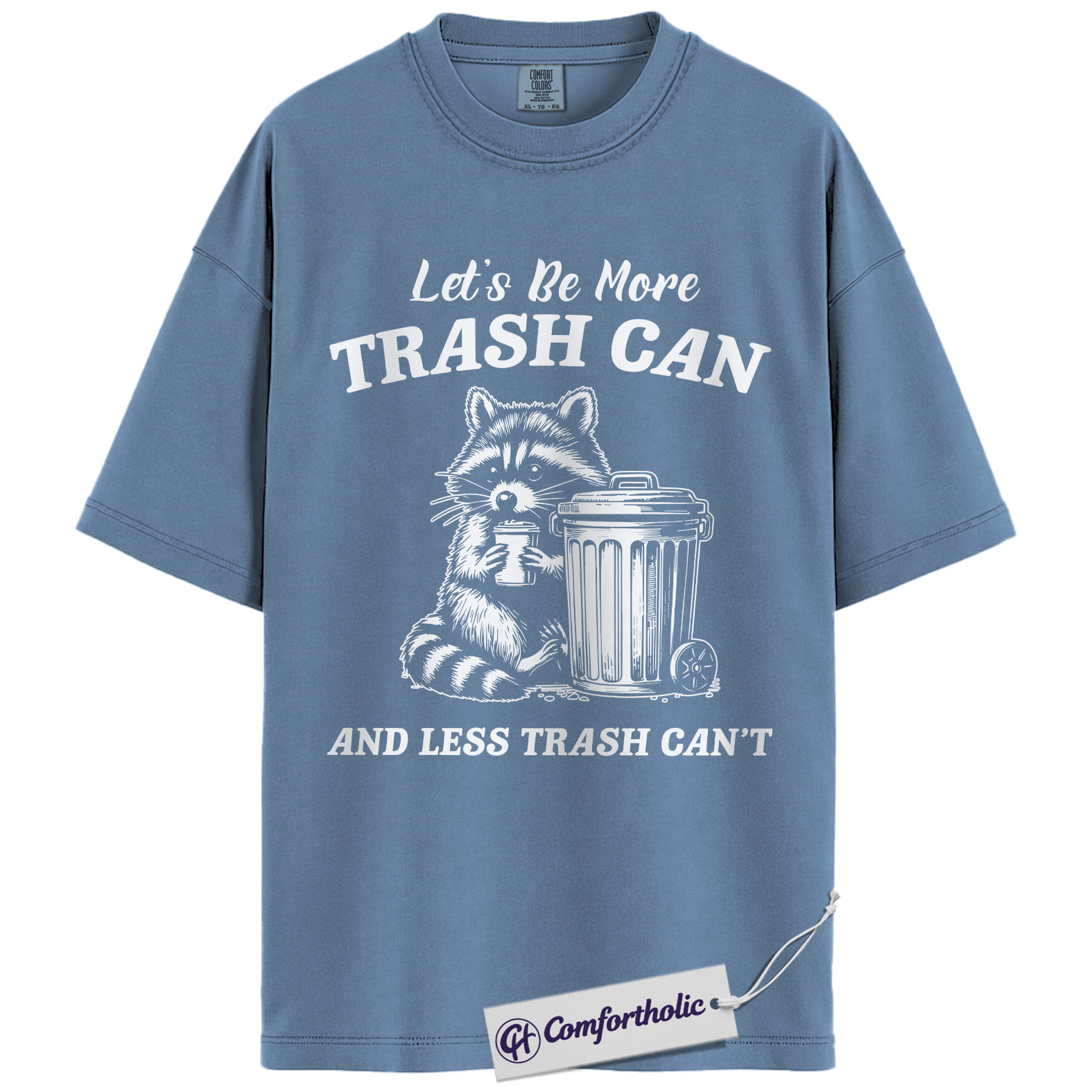 Funny Raccoon Shirt, Trash Panda T-Shirt, Cute Animal Pun Graphic Tee, Wildlife Humor Gift, Comfort Colors Shirt - Image 17