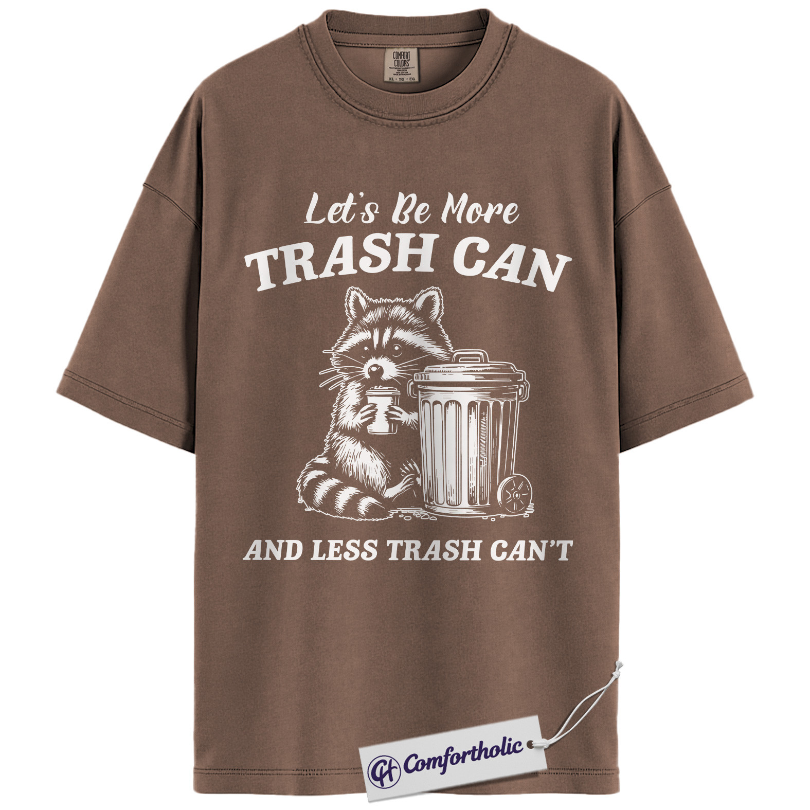 Funny Raccoon Shirt, Trash Panda T-Shirt, Cute Animal Pun Graphic Tee, Wildlife Humor Gift, Comfort Colors Shirt - Image 19