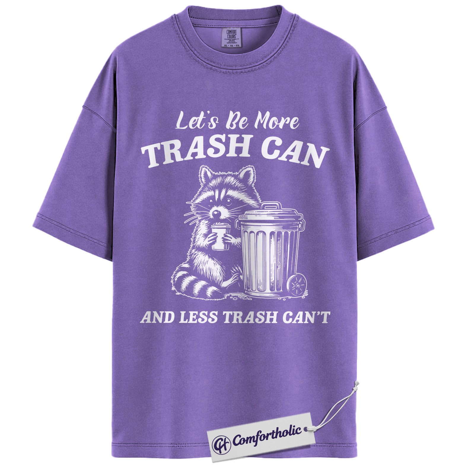 Funny Raccoon Shirt, Trash Panda T-Shirt, Cute Animal Pun Graphic Tee, Wildlife Humor Gift, Comfort Colors Shirt - Image 20