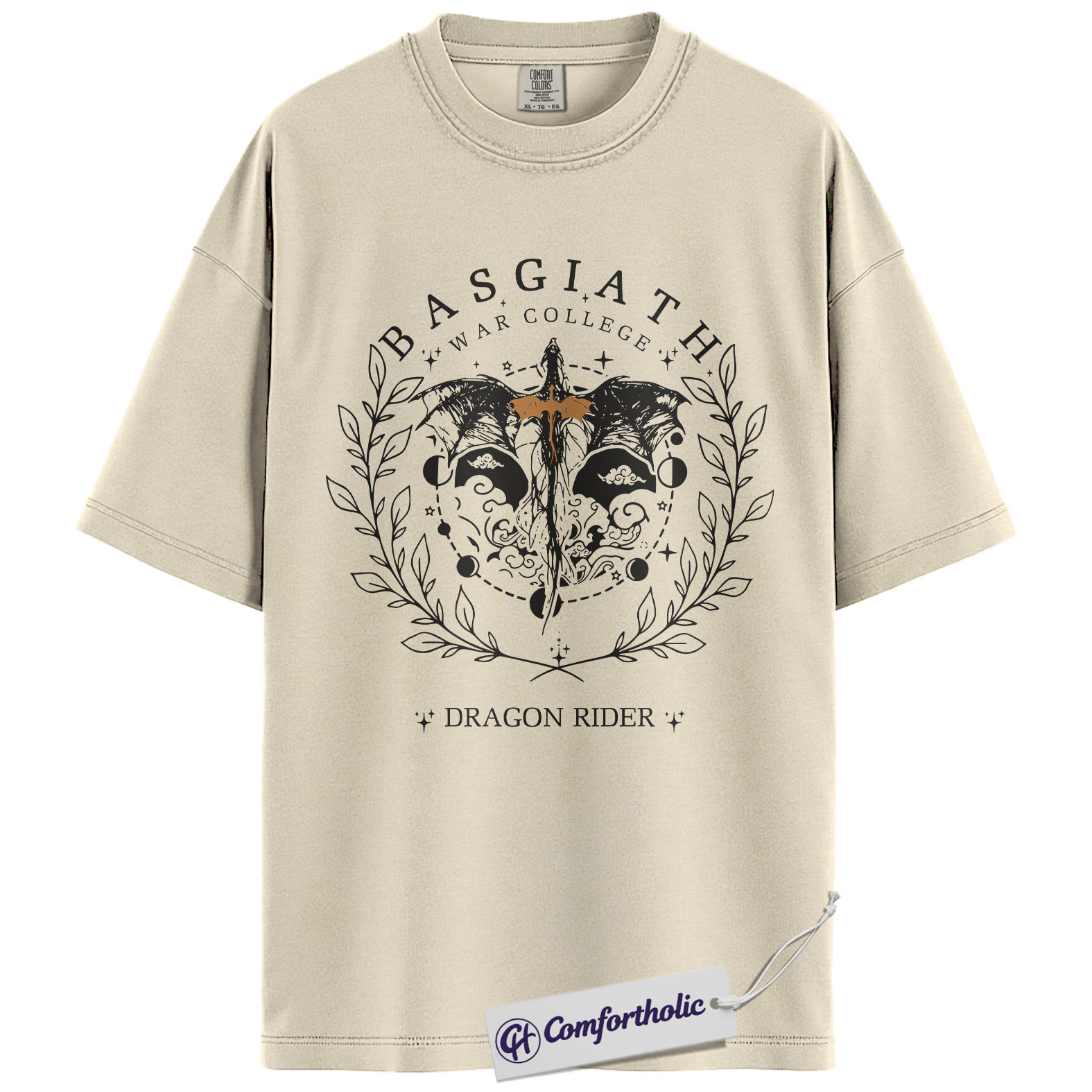 Basgiath War College Shirt, Fourth Wing Shirt, Dragon Rider T-Shirt, Fantasy Bookish Graphic Tee, Gift for Readers & Dragon Lovers, The Empyrean Series Comfort Colors Shirt