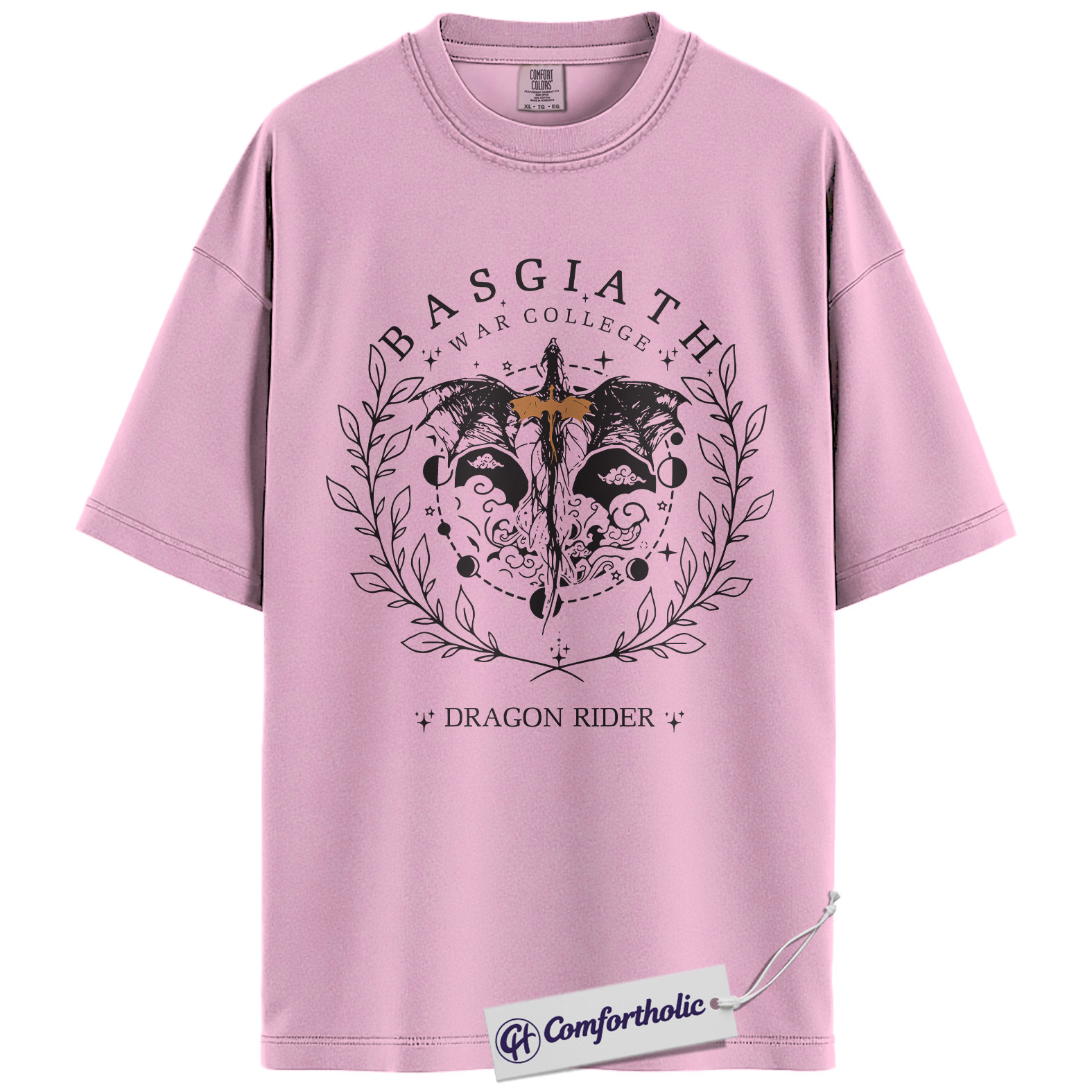 Basgiath War College Shirt, Fourth Wing Shirt, Dragon Rider T-Shirt, Fantasy Bookish Graphic Tee, Gift for Readers & Dragon Lovers, The Empyrean Series Comfort Colors Shirt - Image 8