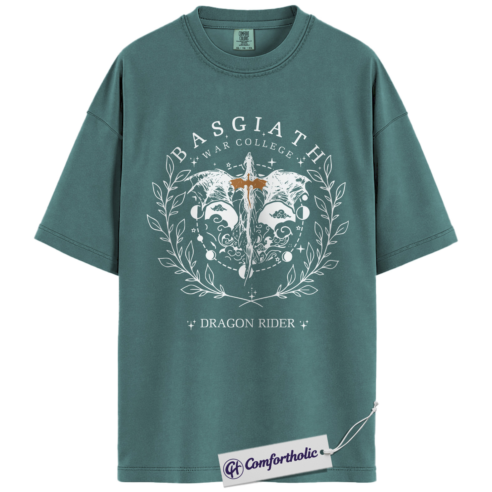 Basgiath War College Shirt, Fourth Wing Shirt, Dragon Rider T-Shirt, Fantasy Bookish Graphic Tee, Gift for Readers & Dragon Lovers, The Empyrean Series Comfort Colors Shirt - Image 11
