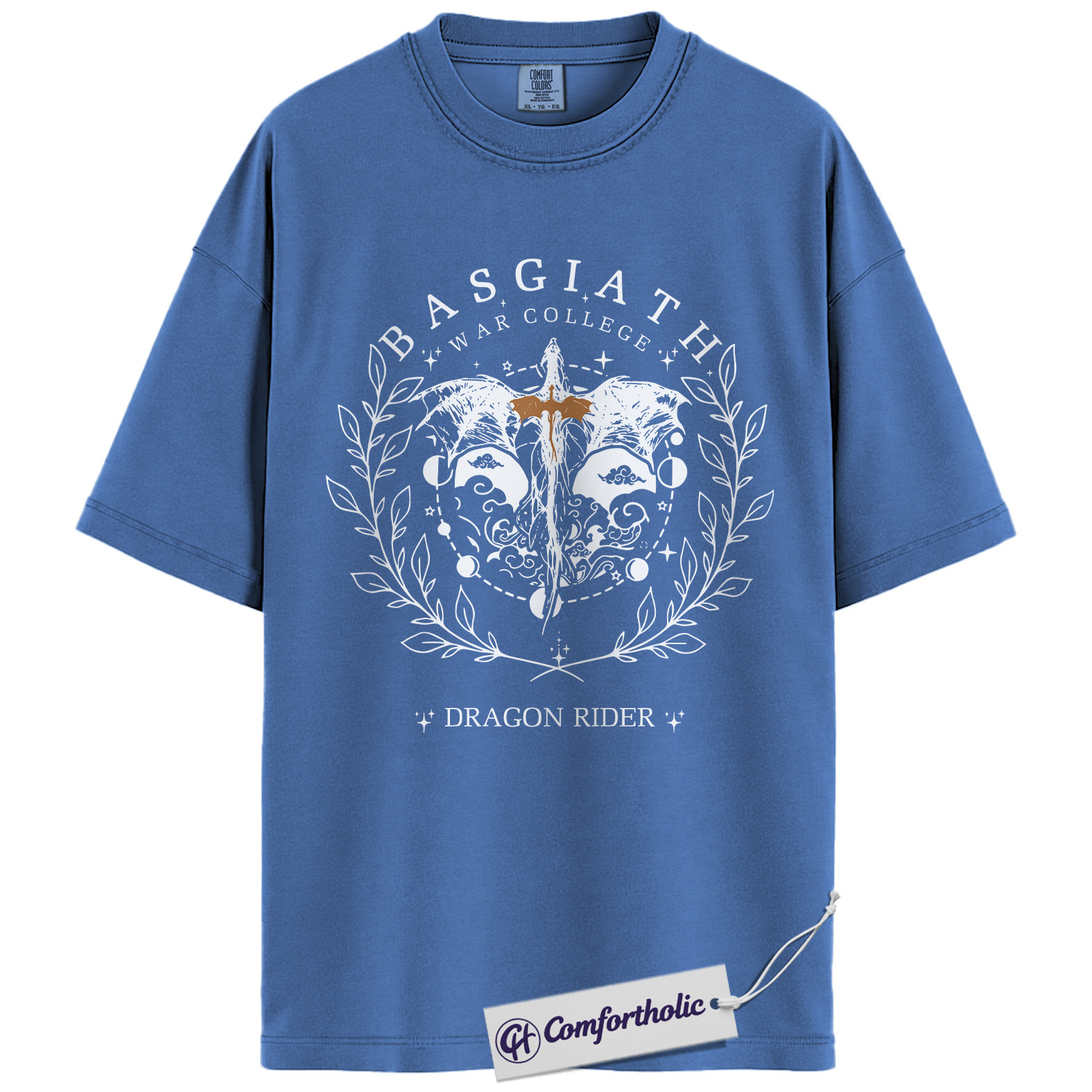 Basgiath War College Shirt, Fourth Wing Shirt, Dragon Rider T-Shirt, Fantasy Bookish Graphic Tee, Gift for Readers & Dragon Lovers, The Empyrean Series Comfort Colors Shirt - Image 12