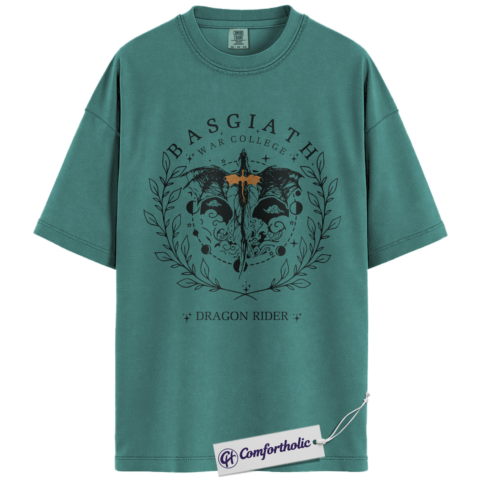 Basgiath War College Shirt, Fourth Wing Shirt, Dragon Rider T-Shirt, Fantasy Bookish Graphic Tee, Gift for Readers & Dragon Lovers, The Empyrean Series Comfort Colors Shirt - Image 13
