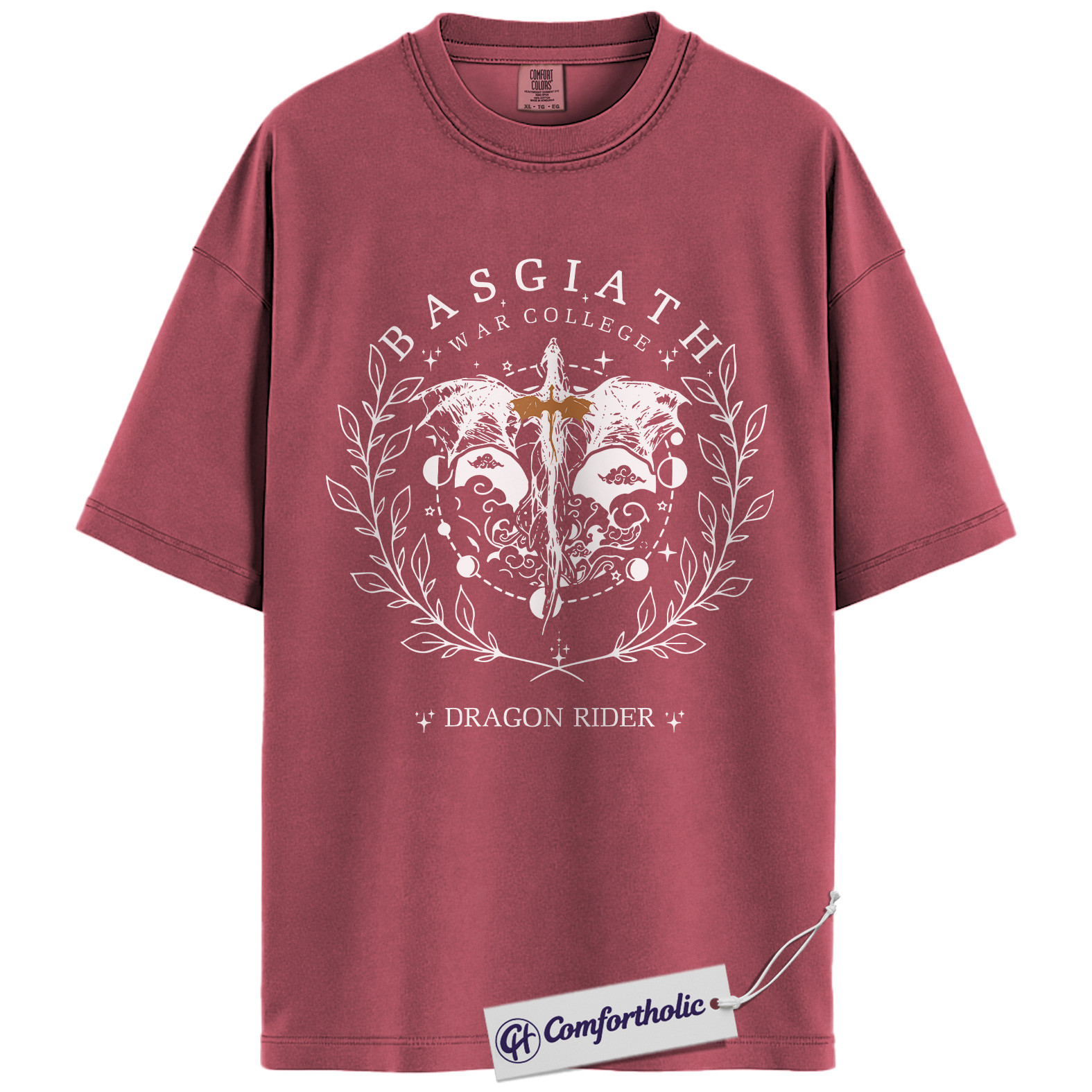 Basgiath War College Shirt, Fourth Wing Shirt, Dragon Rider T-Shirt, Fantasy Bookish Graphic Tee, Gift for Readers & Dragon Lovers, The Empyrean Series Comfort Colors Shirt - Image 18