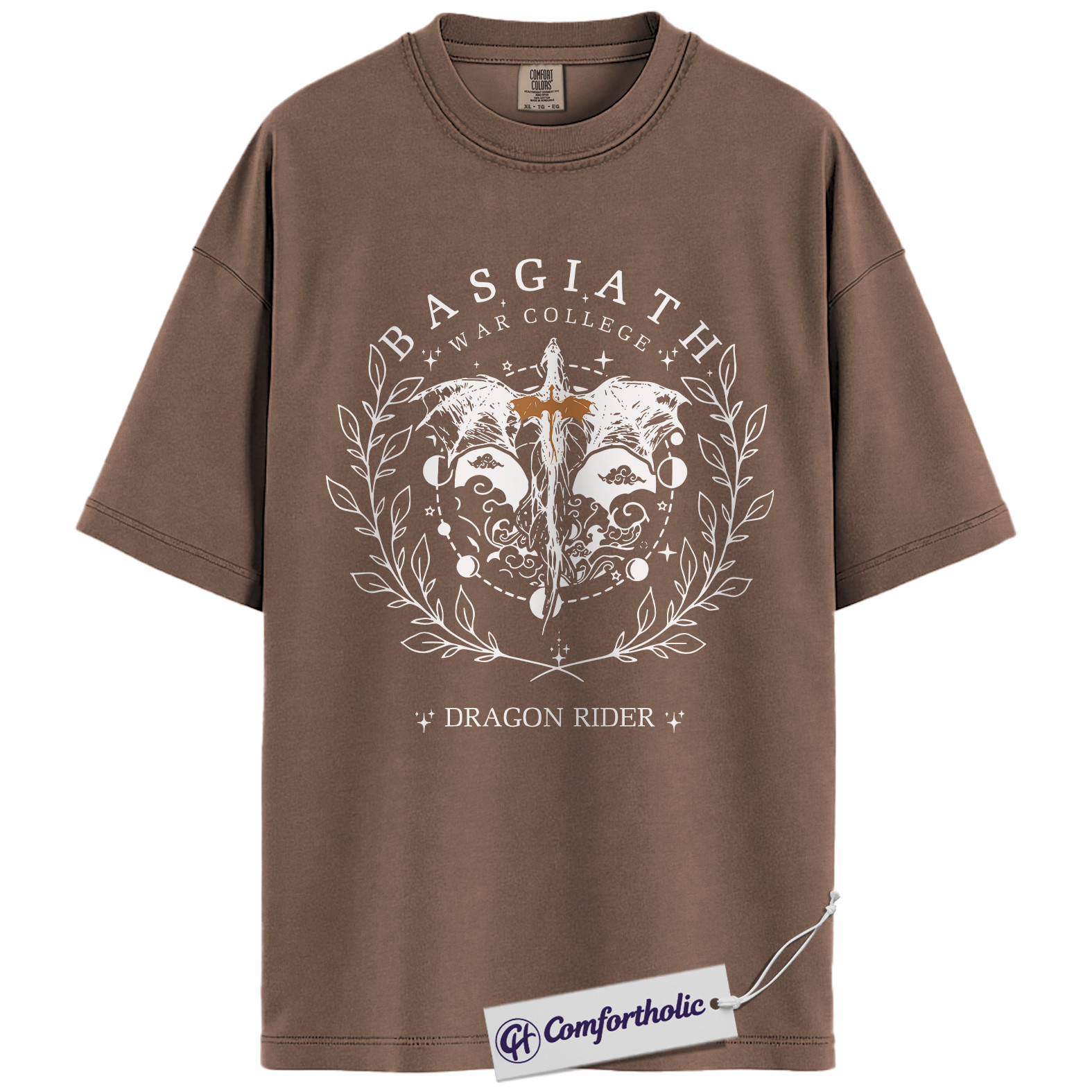 Basgiath War College Shirt, Fourth Wing Shirt, Dragon Rider T-Shirt, Fantasy Bookish Graphic Tee, Gift for Readers & Dragon Lovers, The Empyrean Series Comfort Colors Shirt - Image 19