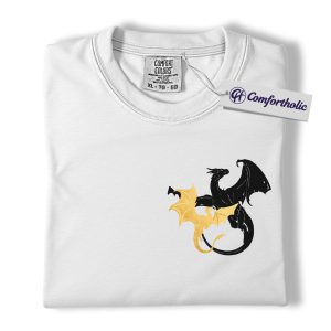 Alternative view of Fourth Wing Dragon Shirt, The Empyrean Series T-Shirt, Fantasy Bookish Graphic Tee, Gift for Readers & Dragon Lovers, Comfort Colors Shirt