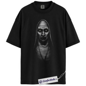 Valak Shirt, The Nun Shirt, The Conjuring Horror Movie Graphic Tee, Halloween T-Shirt, Comfort Colors Shirt