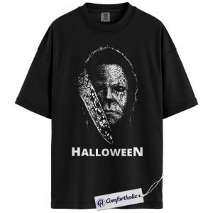 Michael Myers Shirt, Halloween T-Shirt, Horror Movie Graphic Tee, Comfort Colors Shirt