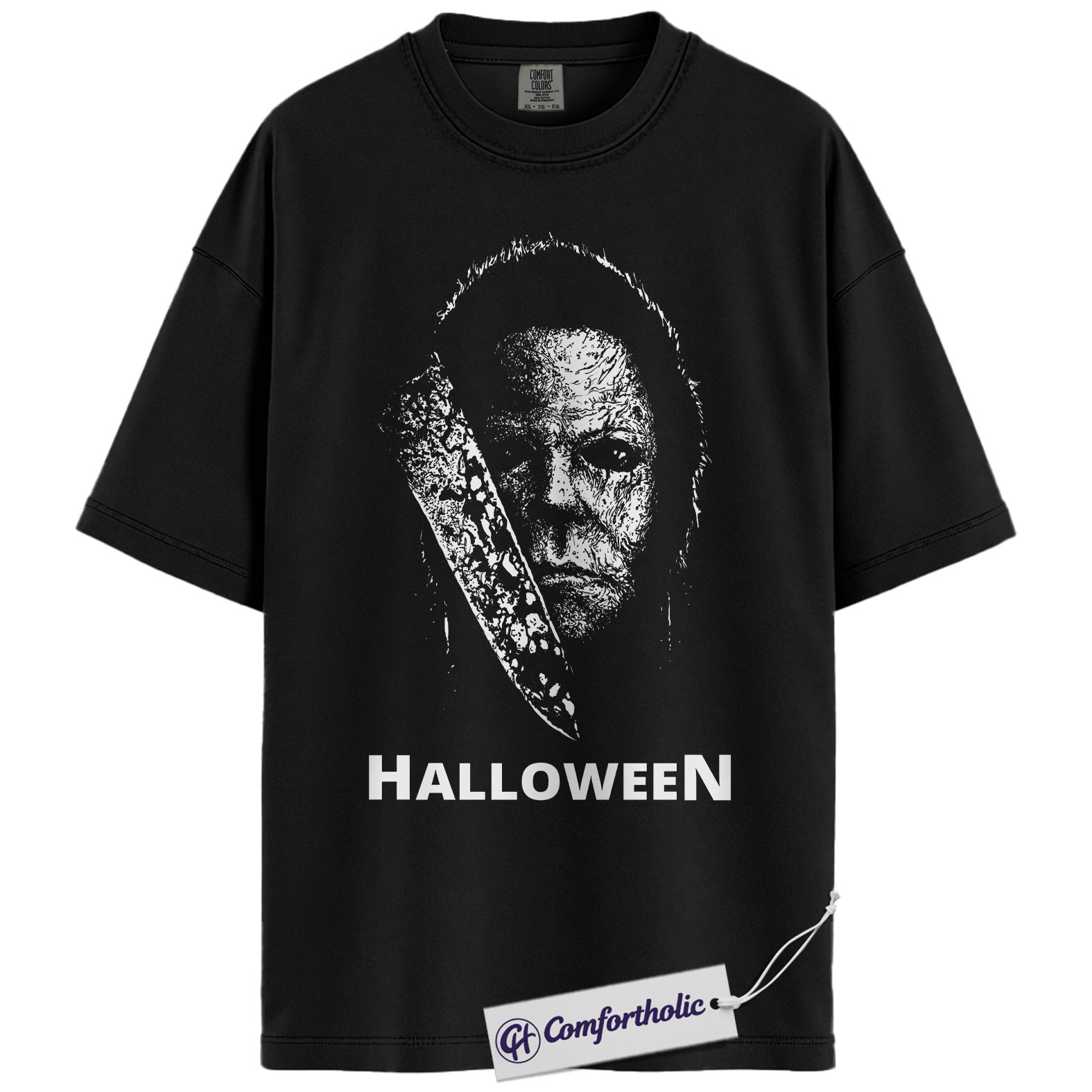 Michael Myers Shirt, Halloween T-Shirt, Horror Movie Graphic Tee, Comfort Colors Shirt