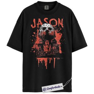 Jason Voorhees Shirt, Friday the 13th Shirt, Horror Movie Graphic Tee, Halloween T-Shirt, Comfort Colors Shirt