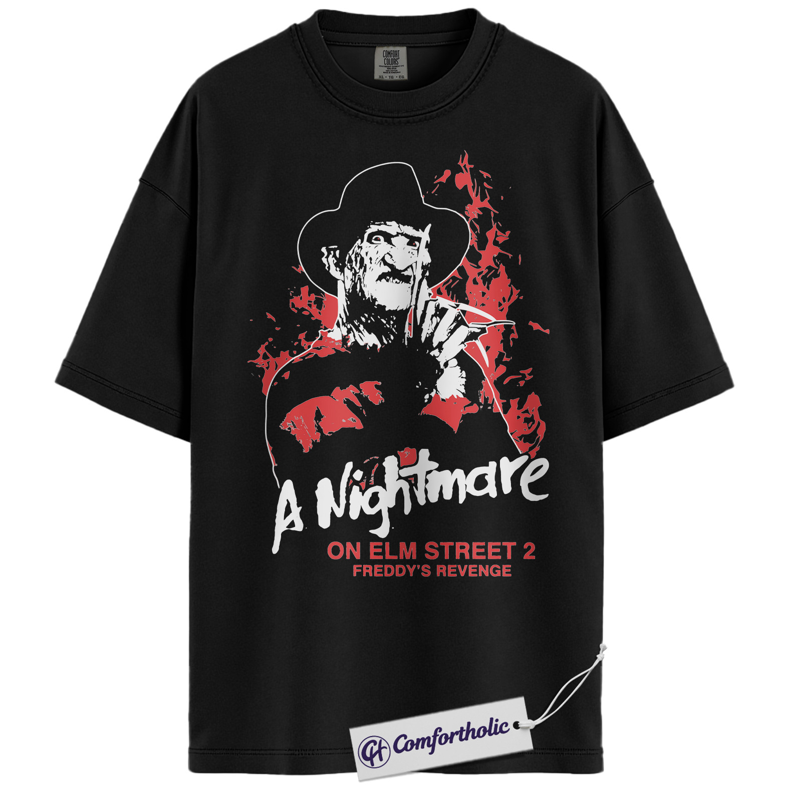 Freddy Krueger Shirt, A Nightmare on Elm Street Shirt, Horror Movie Graphic Tee, Halloween T-Shirt, Comfort Colors Shirt
