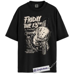 Jason Voorhees Shirt, Friday the 13th Shirt, Horror Movie Graphic Tee, Halloween T-Shirt, Comfort Colors Shirt