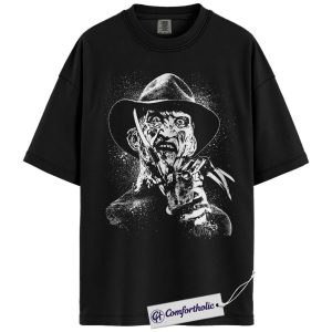 Freddy Krueger Shirt, A Nightmare on Elm Street Shirt, Horror Movie Graphic Tee, Halloween T-Shirt, Comfort Colors Shirt