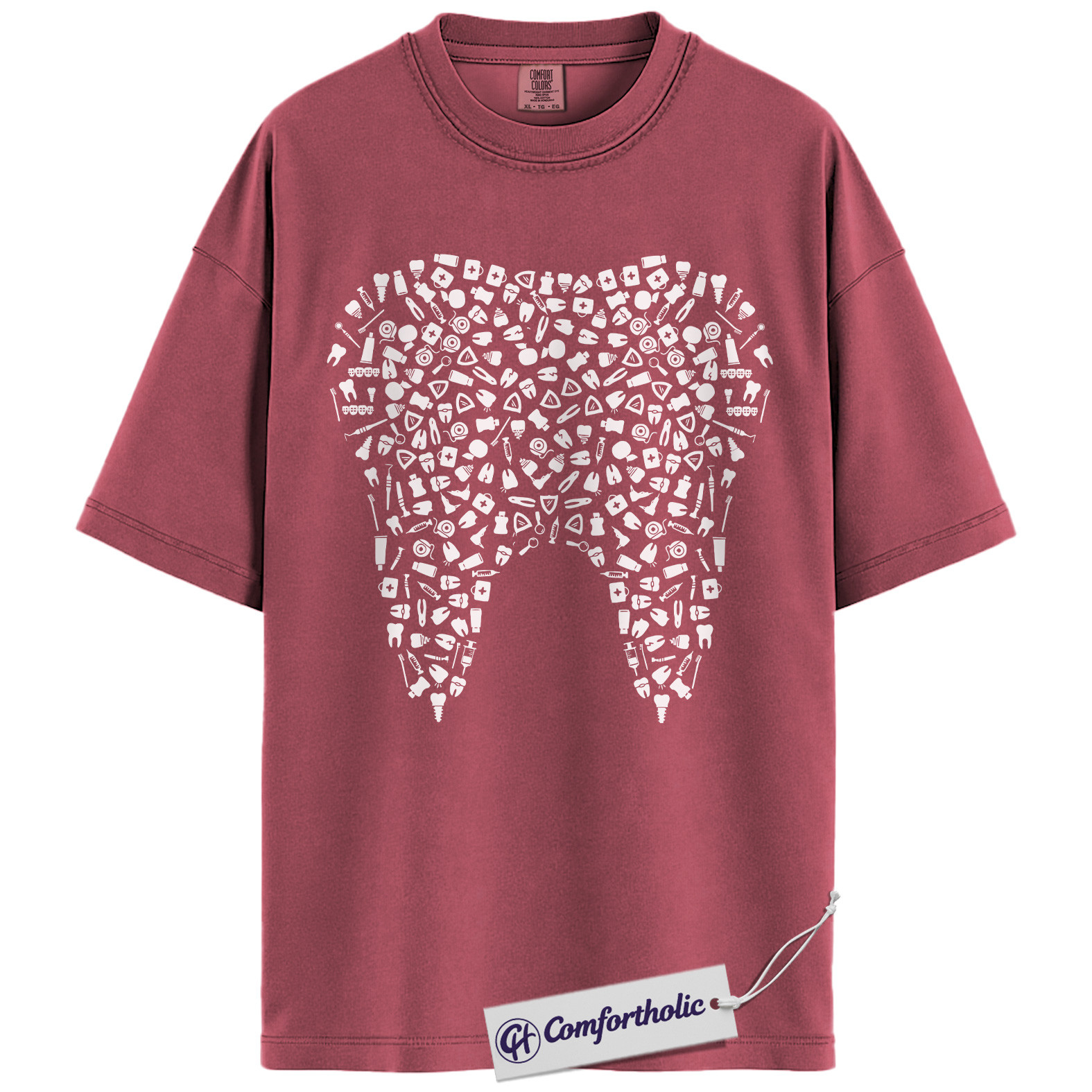 Tooth Anatomy Shirt, Dentist T-Shirt, Dental Hygienist Graphic Tee, Funny Dental Assistant Gift for Dentistry Lovers, Comfort Colors Shirt - Image 18