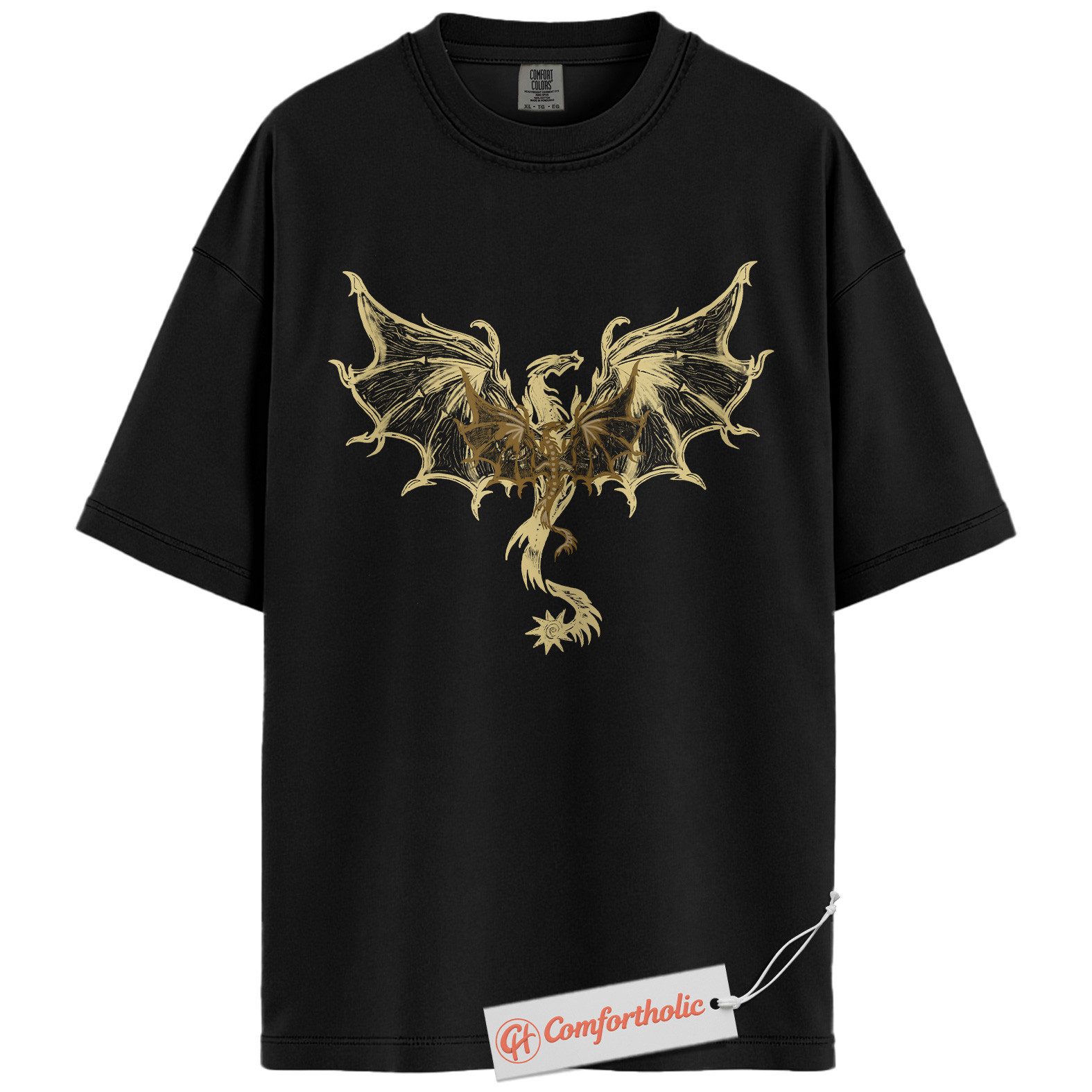 The Empyrean Series Shirt, Fourth Wing Dragon T-Shirt, Fantasy Bookish Graphic Tee, Gift for Readers, Comfort Colors Shirt - Image 4